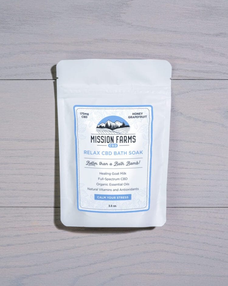 Relax CBD Bath Soak - Mission Farms CBD
