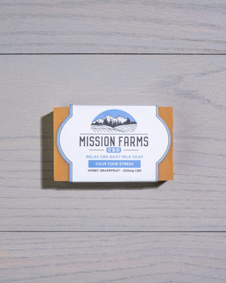 Relax CBD Goat Milk Soap - Mission Farms CBD