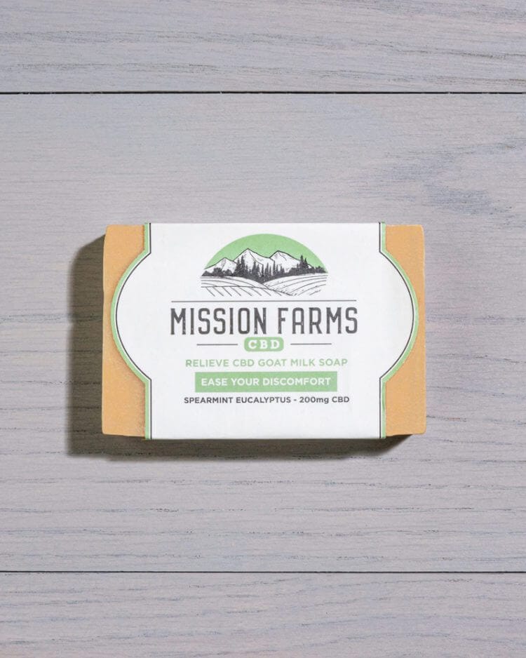 Relieve CBD Goat Milk Soap - Mission Farms CBD