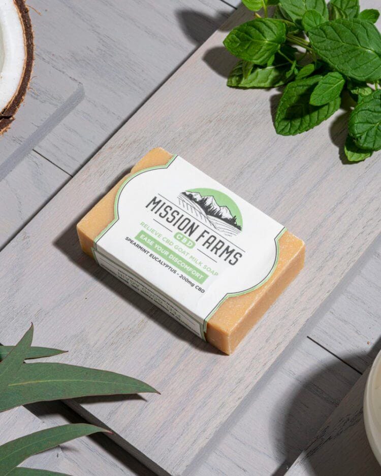 Relieve CBD Goat Milk Soap - Mission Farms CBD