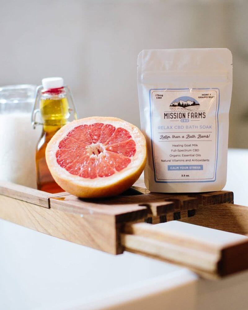 Mission Farms Relax CBD Bath Soak Review