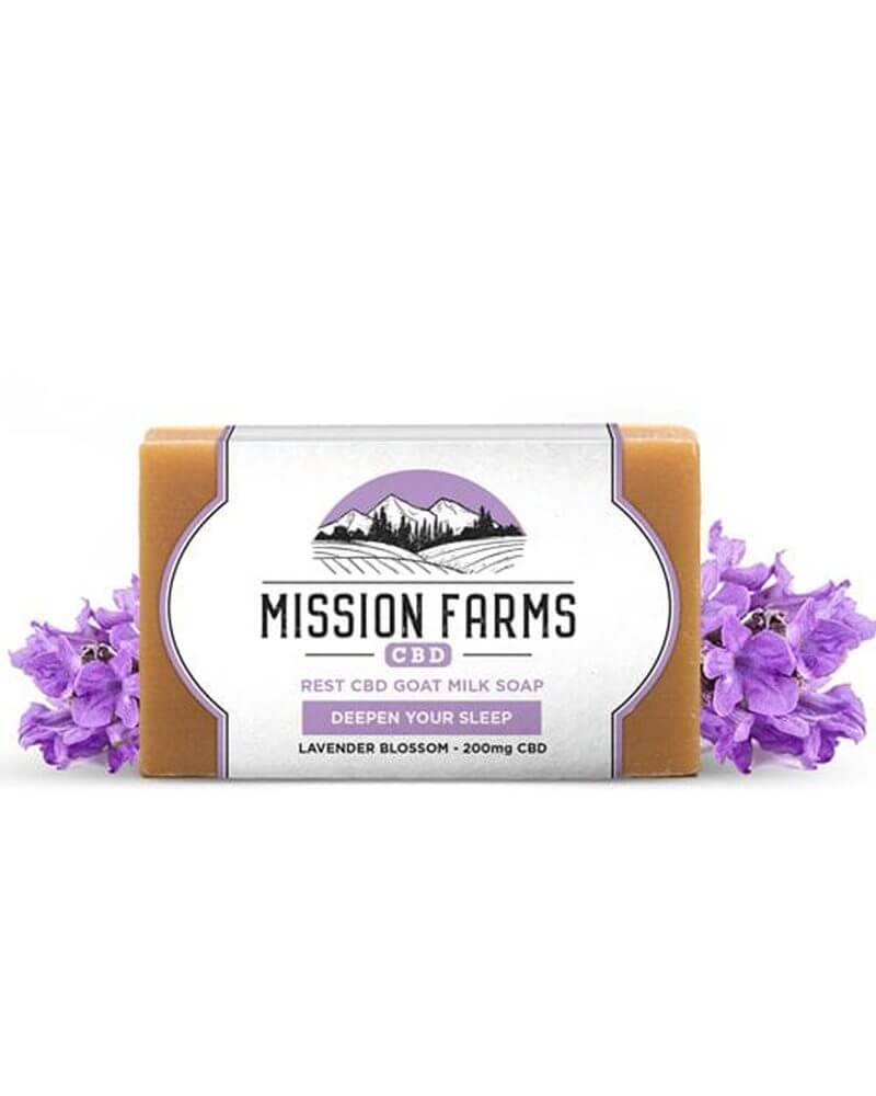 Mission Farms Rest CBD Goat Milk Soap Review