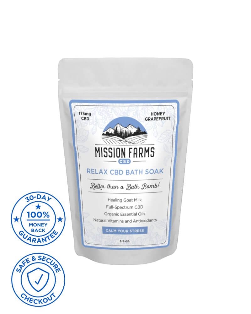Pure CBD Bath Soak - Mission Farms CBD