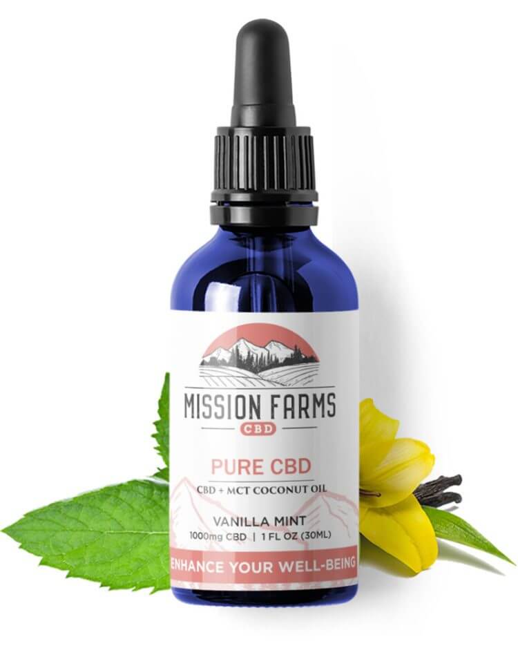 Pure CBD Oil Vanilla Mint