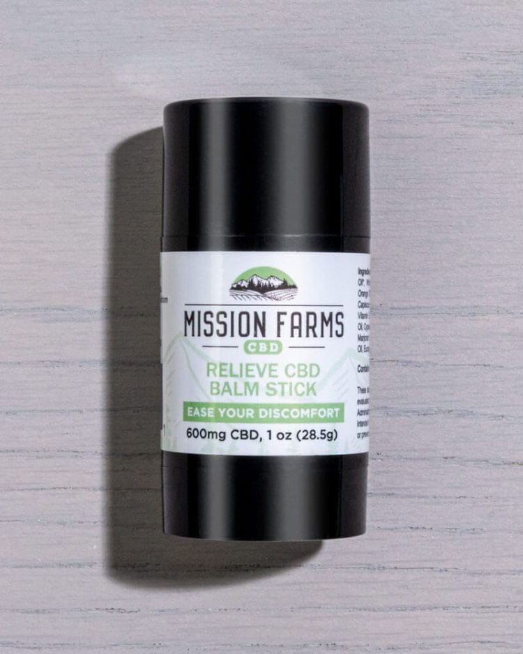 Mission Farms Relieve CBD Balm Stick Review Mission Farms Relieve CBD Balm Stick Review