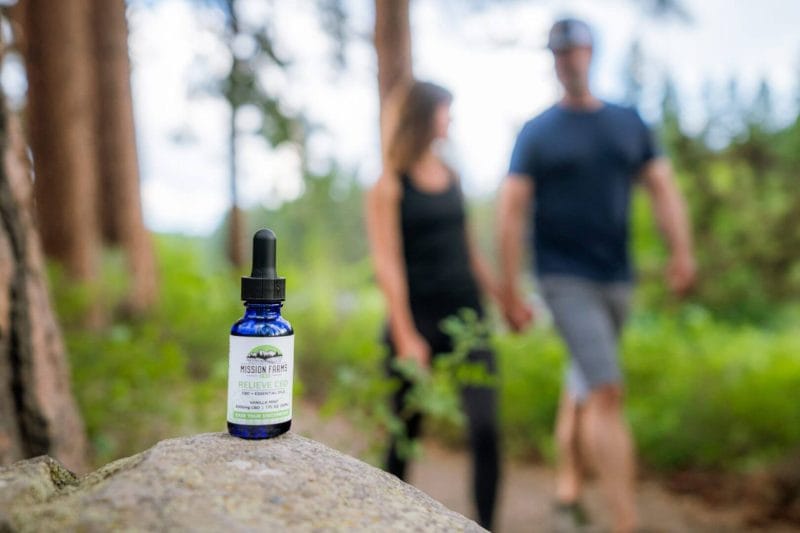 Relieve CBD in the forest