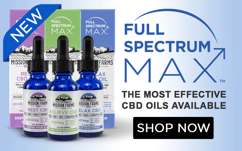 Rest CBD, Relieve CBD, Relax CBD Full Spectrum MAX