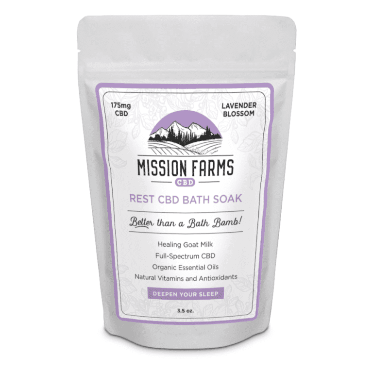 Rest CBD Bath Soak Lavender Blossom