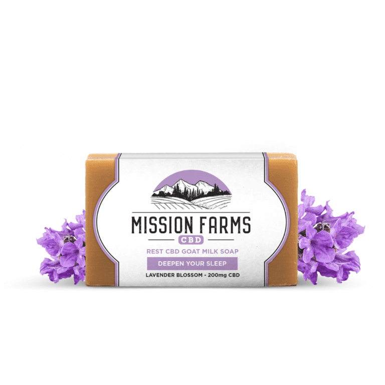 Rest CBD Goat Milk Soap Mission Farms CBD Soap