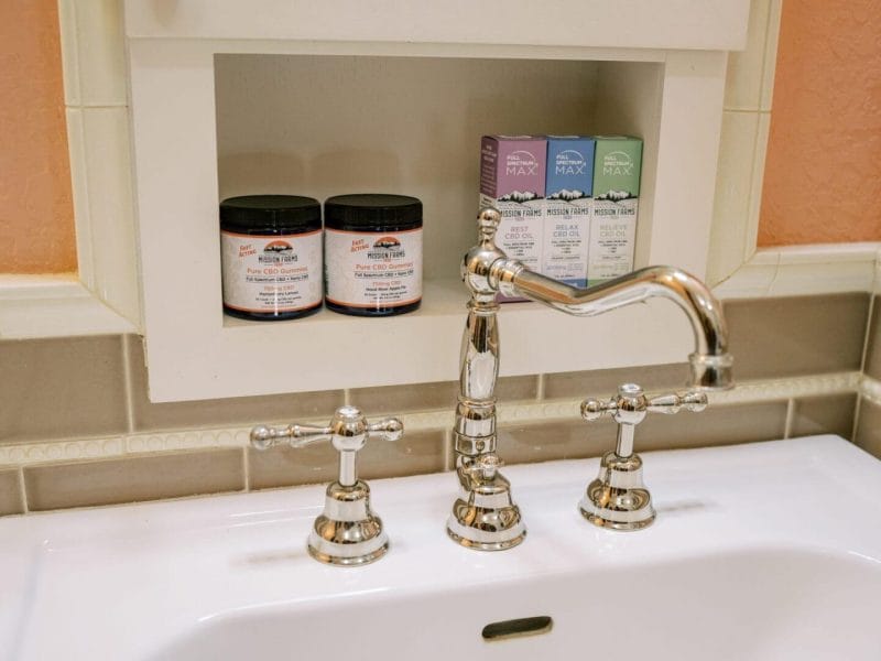 Mission Farms CBD Collection in your Bathroom