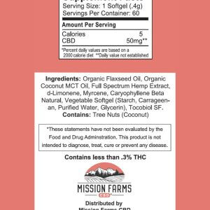 Pure CBD Softgels