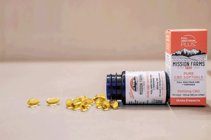Mission Farms CBD - Pure CBD Softgels 3000mg