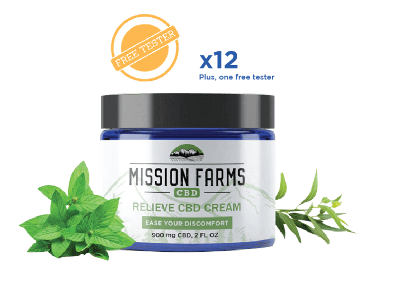 Relieve CBD Cream - Mission Farms CBD