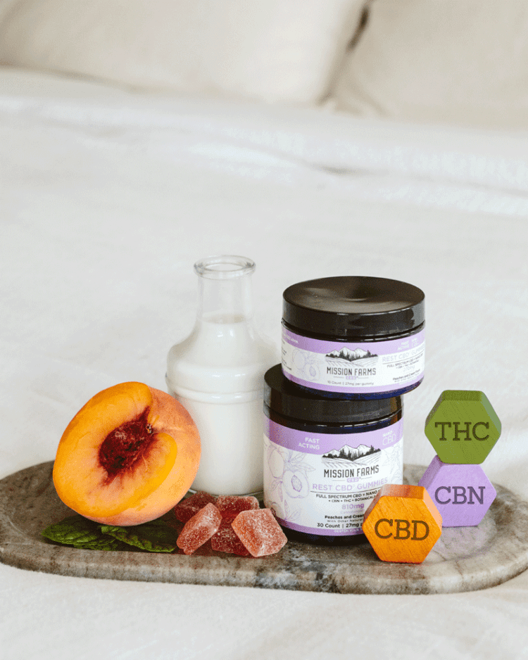 Mission Farms CBD - THC, CBD, CBN - Rest CBD Gummies