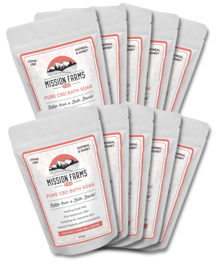 Pure CBD Bath Soak - Mission Farms CBD