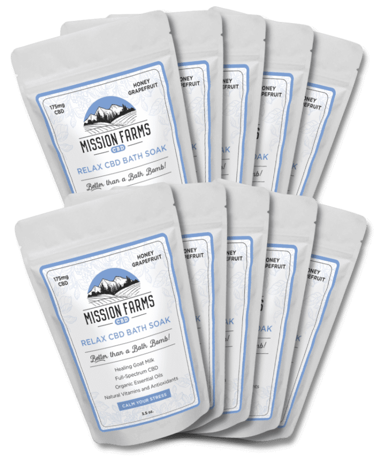 Relax CBD Bath Soak - Mission Farms CBD