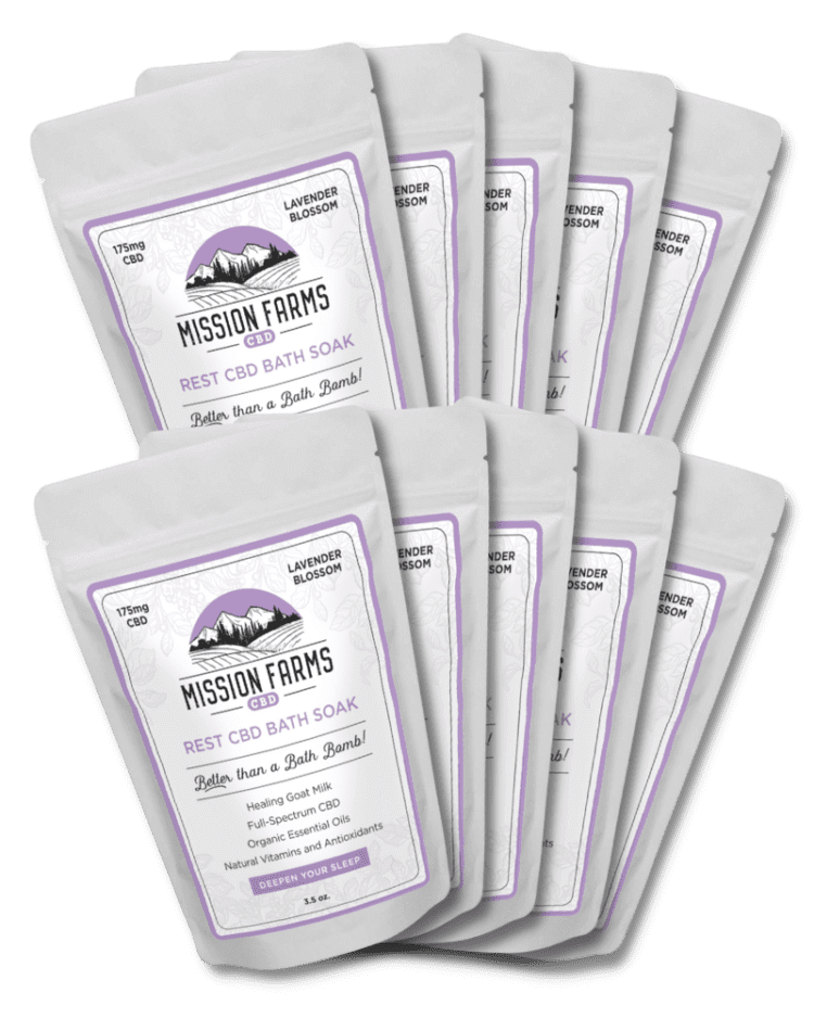 Rest CBD Bath Soak - Healing GOAT Milk