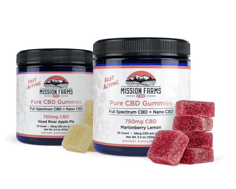 Pure CBD Gummies - Marionberry Lemon 30 count