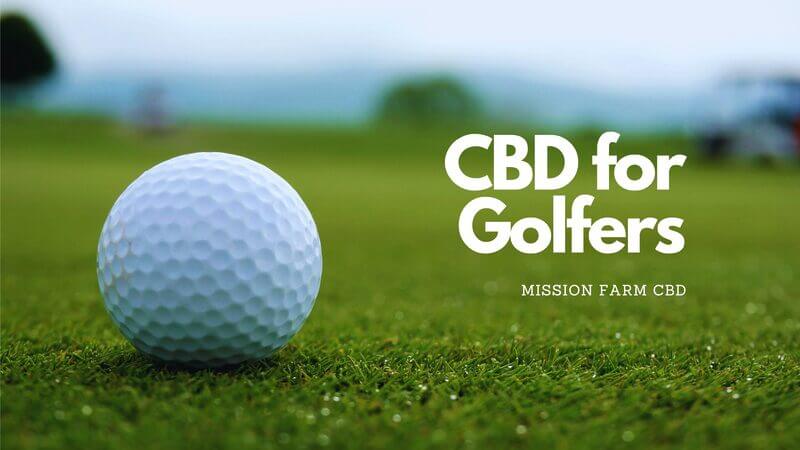 a poster on CBD for golfers