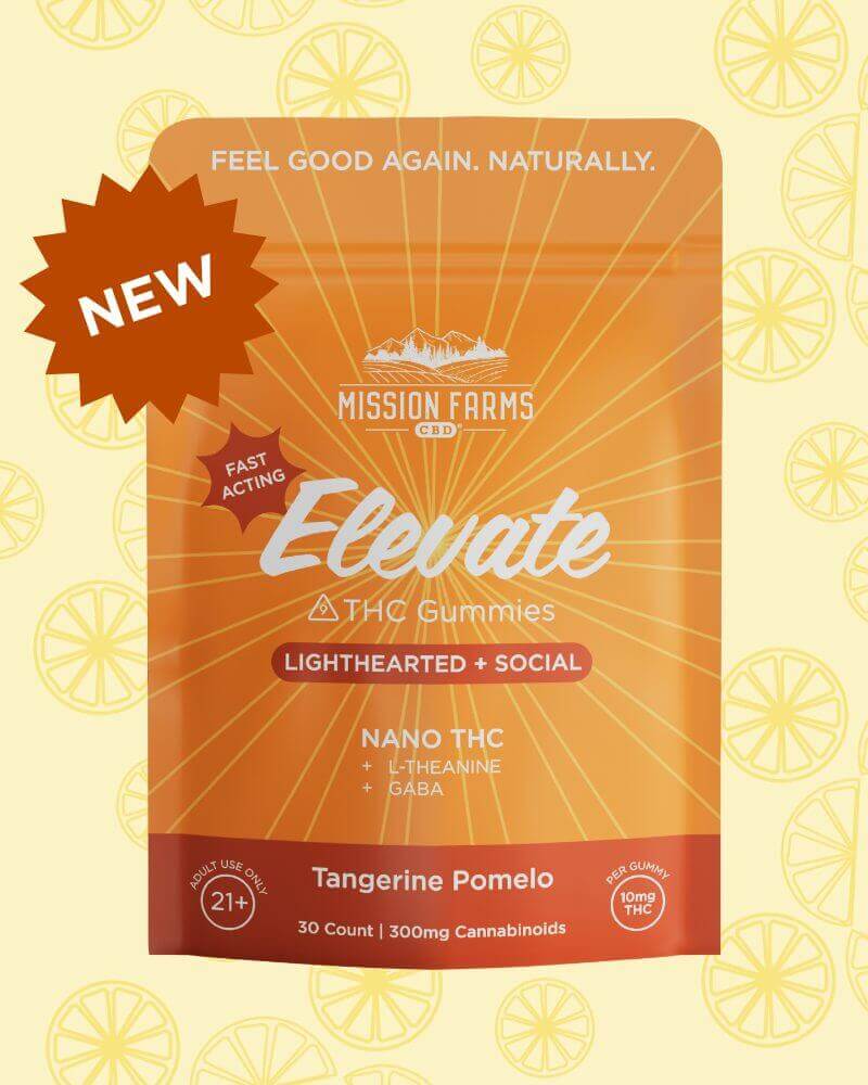 NEW Elevate Delta-9 THC Gummies | 10mg Fast-Acting Hemp THC