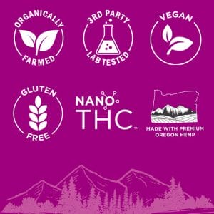Unwind Delta-9 THC Gummies with Nano THC