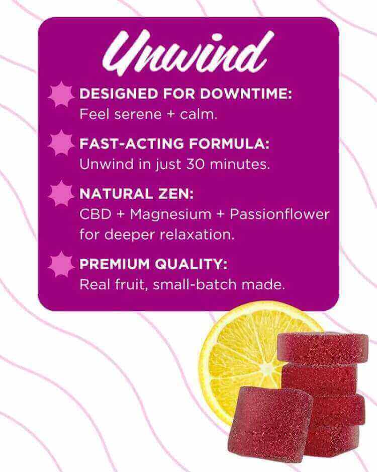 Unwind Delta-9 THC Gummies
